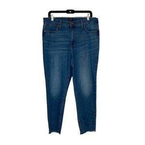 J. Crew Re-Imagined 10” High-Rise Cropped Skinny Medium Wash Jeans
